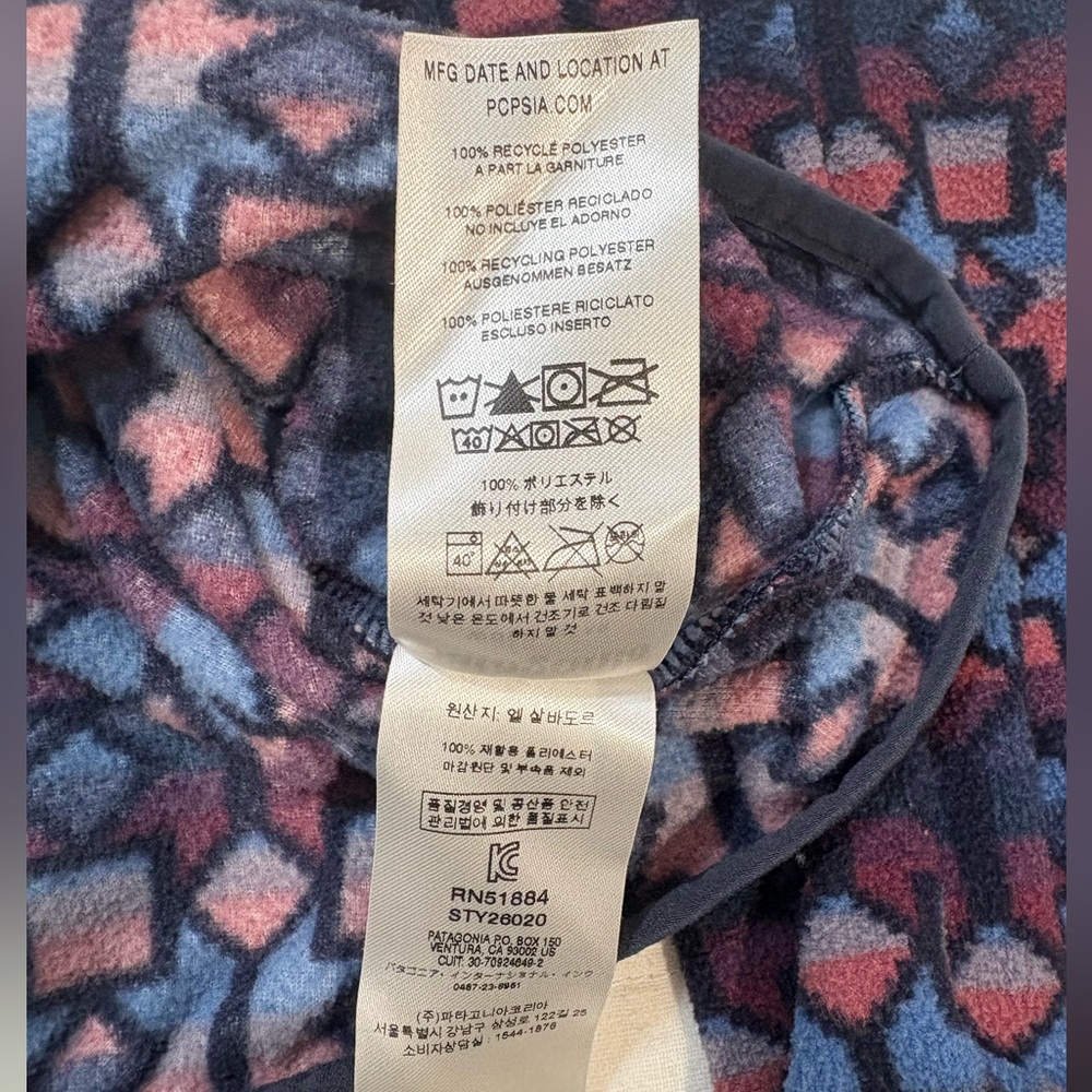 PATAGONIA Women's Micro D Snap-T Fleece Synchilla Pullover Sz S - Picture 13 of 13